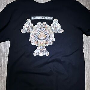 Burberry Black T-Shirt with Graphic Design